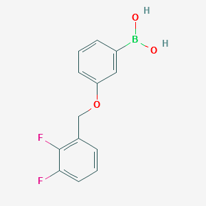 (3-((2,3-DIFLUOROBENZYL)OXY)PHENYL)BORONIC ACID structure, CAS 1256358-50-5