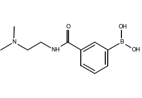 (3-((2-(DIMETHYLAMINO)ETHYL)CARBAMOYL)PHENYL)BORONIC ACID structure, CAS 850567-31-6