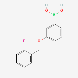 (3-((2-FLUOROBENZYL)OXY)PHENYL)BORONIC ACID structure, CAS 849062-13-1