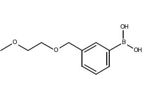 (3-((2-METHOXYETHOXY)METHYL)PHENYL)BORONIC ACID structure, CAS 1256358-61-8