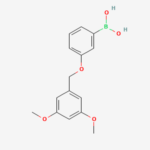 (3-((3,5-DIMETHOXYBENZYL)OXY)PHENYL)BORONIC ACID structure, CAS 870718-09-5