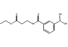(3-((3-ETHOXY-3-OXOPROPYL)CARBAMOYL)PHENYL)BORONIC ACID structure, CAS 850567-28-1