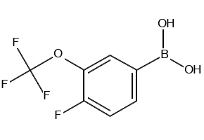 (3-((4-(TRIFLUOROMETHOXY)PHENOXY)METHYL)PHENYL)BORONIC ACID structure, CAS 849062-06-2