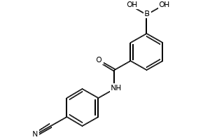 (3-((4-CYANOPHENYL)CARBAMOYL)PHENYL)BORONIC ACID structure, CAS 850567-36-1