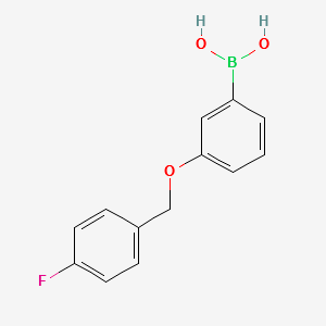 (3-((4-FLUOROBENZYL)OXY)PHENYL)BORONIC ACID structure, CAS 1072952-03-4