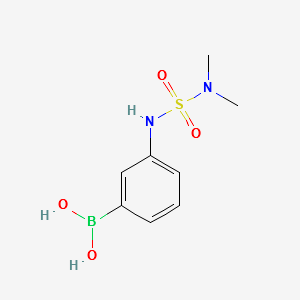 (3-((N,N-DIMETHYLSULFAMOYL)AMINO)PHENYL)BORONIC ACID structure, CAS 277295-50-8