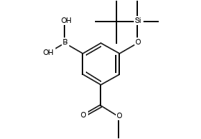 (3-((TERT-BUTYLDIMETHYLSILYL)OXY)-2,4,6-TRIFLUOROPHENYL)BORONIC ACID structure, CAS 1072946-65-6