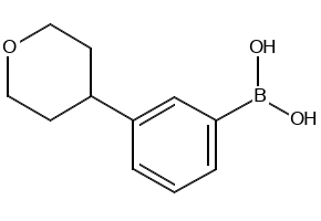 (3-((TETRAHYDRO-2H-PYRAN-2-YL)METHOXY)PHENYL)BORONIC ACID structure, CAS 1311185-12-2