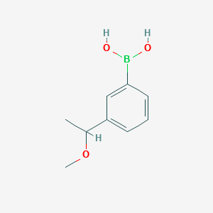 (3-(1-METHOXYETHYL)PHENYL)BORONIC ACID structure, CAS 1287753-32-5