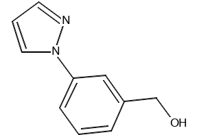 (3-(1H-PYRAZOL-1-YL)PHENYL)METHANOL structure, CAS 864068-80-4