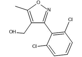 (3-(2,6-DICHLOROPHENYL)-5-METHYLISOXAZOL-4-YL)METHANOL structure, CAS 175204-38-3