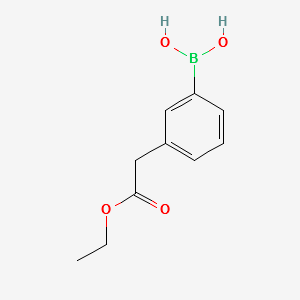 (3-(2-ETHOXY-2-OXOETHYL)PHENYL)BORONIC ACID structure, CAS 1256345-69-3
