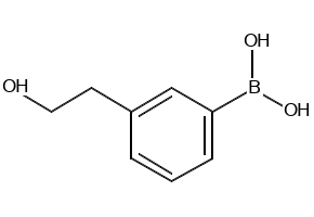 (3-(2-HYDROXYETHYL)PHENYL)BORONIC ACID structure, CAS 647853-32-5