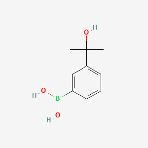 (3-(2-HYDROXYPROPAN-2-YL)PHENYL)BORONIC ACID structure, CAS 955369-43-4