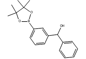 (3-(4,4,5,5-TETRAMETHYL-1,3,2-DIOXABOROLAN-2-YL)PHENYL)METHANOL structure, CAS 443776-76-9