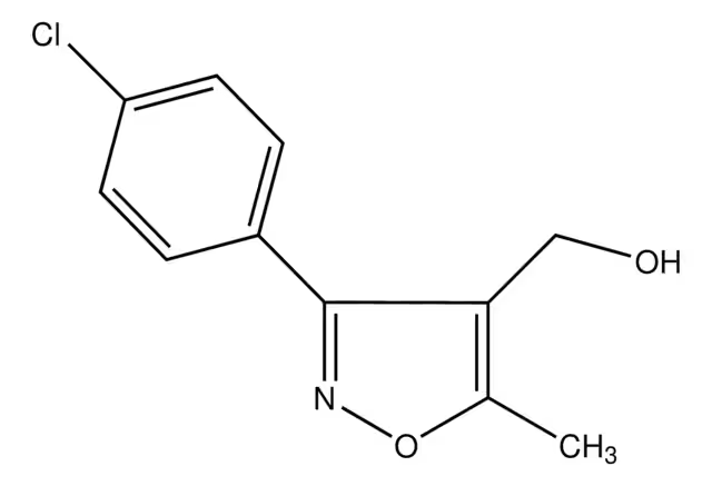 (3-(4-CHLOROPHENYL)-5-METHYLISOXAZOL-4-YL)METHANOL structure, CAS 127426-56-6