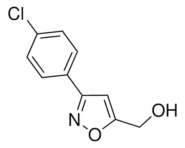 (3-(4-CHLOROPHENYL)ISOXAZOL-5-YL)METHANOL structure, CAS 206055-90-5