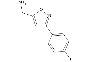 (3-(4-FLUOROPHENYL)ISOXAZOL-5-YL)METHANAMINE structure, CAS 933747-63-8