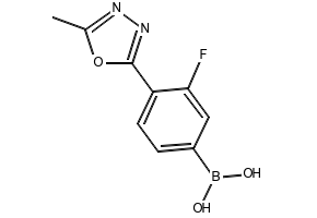 (3-(5-METHYL-1,3,4-OXADIAZOL-2-YL)PHENYL)BORONIC ACID structure, CAS 913836-04-1