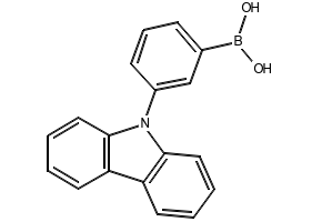 (3-(9H-CARBAZOL-9-YL)PHENYL)BORONIC ACID structure, CAS 864377-33-3