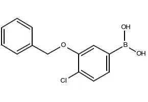 (3-(BENZYLOXY)-4-CHLOROPHENYL)BORONIC ACID structure, CAS 1007170-24-2