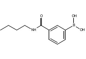 (3-(BUTYLCARBAMOYL)PHENYL)BORONIC ACID structure, CAS 397843-70-8