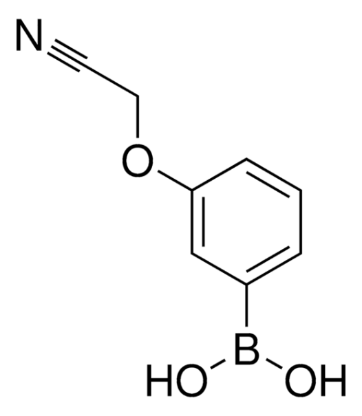 (3-(CYANOMETHOXY)PHENYL)BORONIC ACID structure, CAS 947533-25-7