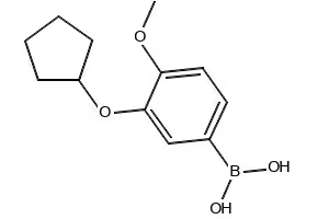 (3-(CYCLOPENTYLOXY)-4-METHOXYPHENYL)BORONIC ACID structure, CAS 159613-21-5