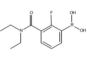 (3-(DIETHYLCARBAMOYL)-2-FLUOROPHENYL)BORONIC ACID structure, CAS 1072946-28-1