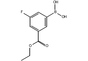 (3-(ETHOXYCARBONYL)-5-FLUOROPHENYL)BORONIC ACID structure, CAS 871329-85-0