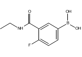 (3-(ETHYLCARBAMOYL)-4-FLUOROPHENYL)BORONIC ACID structure, CAS 874219-20-2