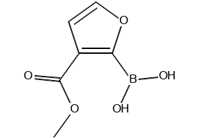 (3-(METHOXYCARBONYL)FURAN-2-YL)BORONIC ACID structure, CAS 868286-61-7