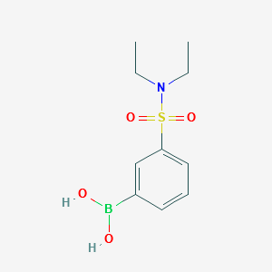 (3-(N,N-DIETHYLSULFAMOYL)PHENYL)BORONIC ACID structure, CAS 871329-58-7
