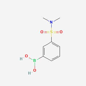 (3-(N,N-DIMETHYLSULFAMOYL)PHENYL)BORONIC ACID structure, CAS 871329-59-8