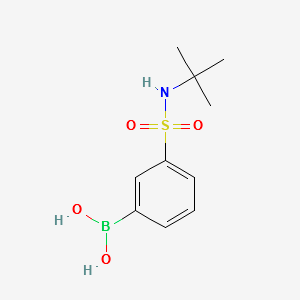 (3-(N-(TERT-BUTYL)SULFAMOYL)PHENYL)BORONIC ACID structure, CAS 221290-14-8