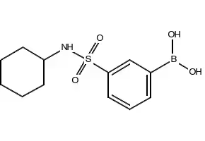 (3-(N-CYCLOHEXYLSULFAMOYL)PHENYL)BORONIC ACID structure, CAS 871329-79-2