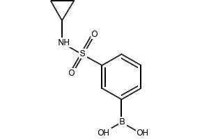 (3-(N-CYCLOPROPYLSULFAMOYL)PHENYL)BORONIC ACID structure, CAS 913835-28-6