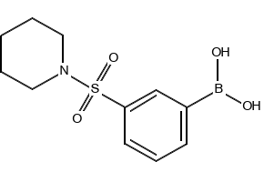 (3-(PIPERIDIN-1-YLSULFONYL)PHENYL)BORONIC ACID structure, CAS 690662-96-5