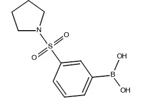 (3-(PYRROLIDIN-1-YLSULFONYL)PHENYL)BORONIC ACID structure, CAS 871329-61-2