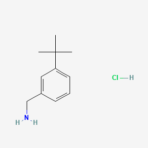 (3-(TERT-BUTYL)PHENYL)METHANAMINE structure, CAS 140401-55-4