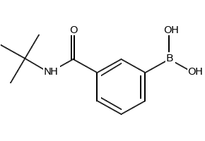 (3-(TERT-BUTYLCARBAMOYL)PHENYL)BORONIC ACID structure, CAS 183158-30-7