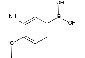 (3-AMINO-4-METHOXYPHENYL)BORONIC ACID structure, CAS 879893-98-8