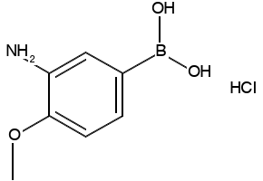 (3-AMINO-4-METHOXYPHENYL)BORONIC ACID HYDROCHLORIDE structure, CAS 895525-75-4