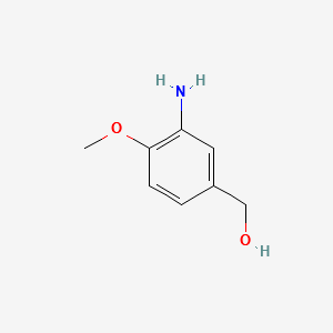 (3-AMINO-4-METHOXYPHENYL)METHANOL structure, CAS 113928-90-8