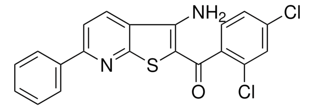 (3-AMINO-6-METHYLTHIENO[2,3-B]PYRIDIN-2-YL)(5-CHLOROTHIOPHEN-2-YL)METHANONE structure, CAS 1232788-08-7