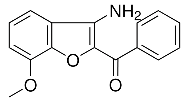 (3-AMINO-7-METHOXYBENZOFURAN-2-YL)(PHENYL)METHANONE structure, CAS 269075-50-5