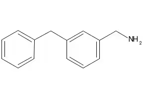 (3-BENZYLPHENYL)METHANAMINE structure, CAS 74672-16-5