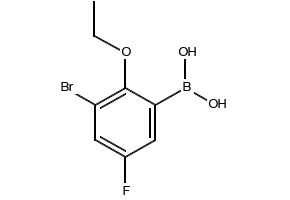 (3-BROMO-2-ETHOXY-5-FLUOROPHENYL)BORONIC ACID structure, CAS 352534-82-8
