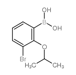 (3-BROMO-2-ISOPROPOXYPHENYL)BORONIC ACID structure, CAS 870718-04-0