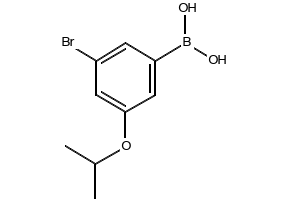 (3-BROMO-5-ISOPROPOXYPHENYL)BORONIC ACID structure, CAS 871125-81-4